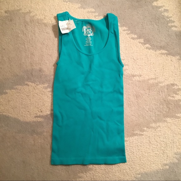Teal one size fits all Tank Top - Picture 1 of 2